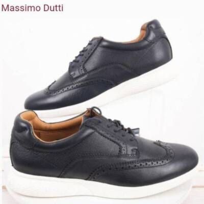 Massimo Dutti スニーカー 本革 MASSIMO DUTTI leather low top sneakers. Size: 42/8UK Price