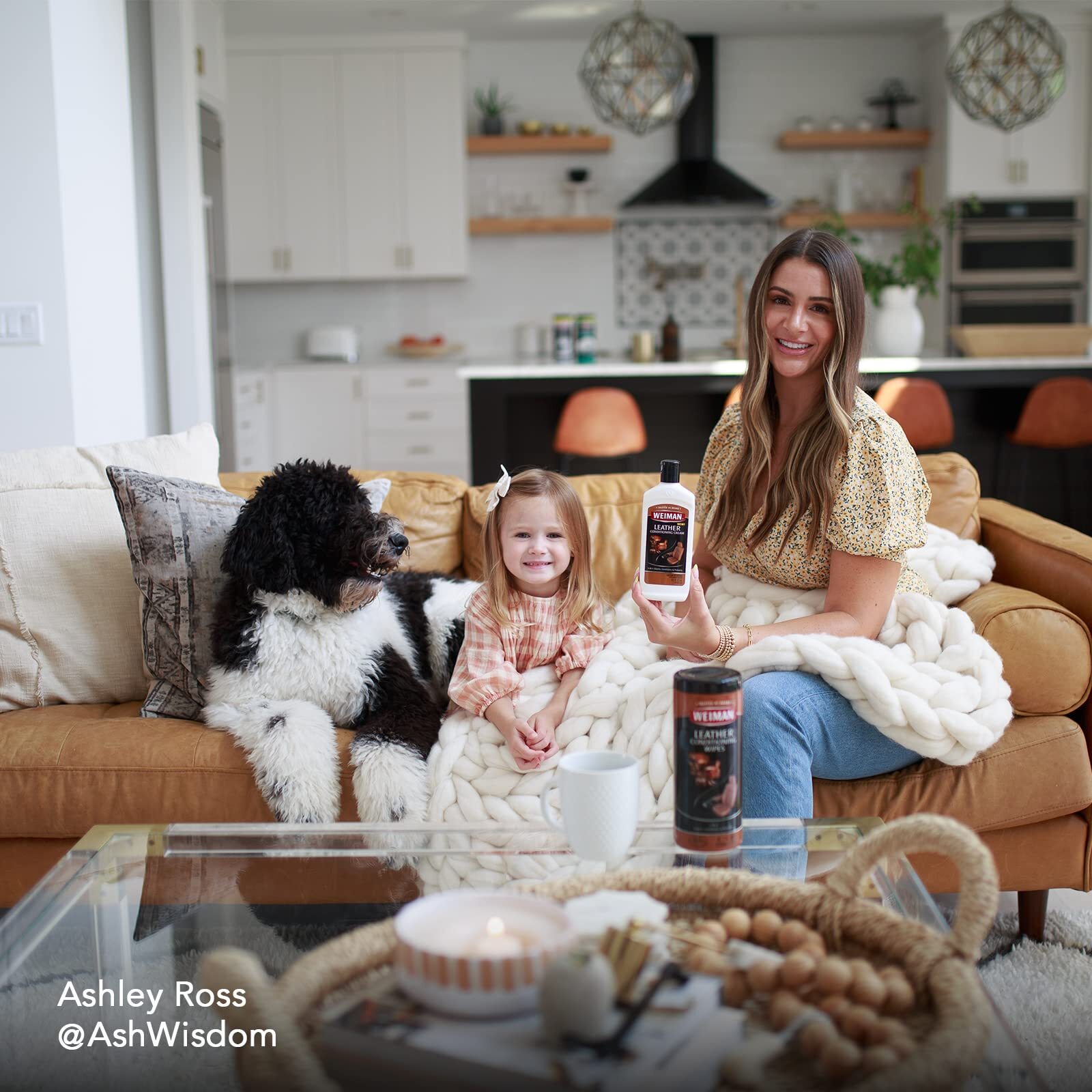 Weiman Leather Wipes 61 Piece Set Clean Condition Protect Furniture Car Acces...