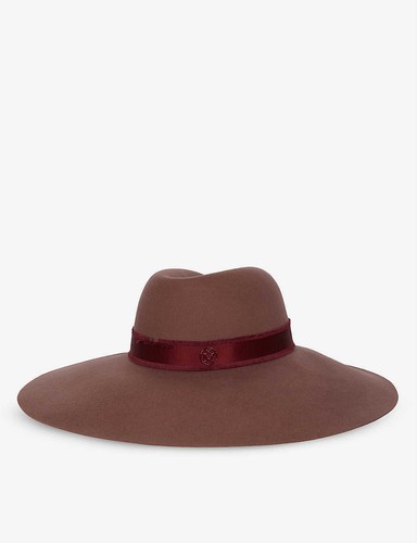 NWT MAISON MICHEL Blanche wool felt 