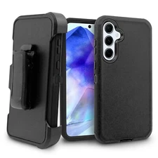 For Samsung Galaxy A55 A35 5G Shockproof Defender Case Fits Otterbox Belt Clip