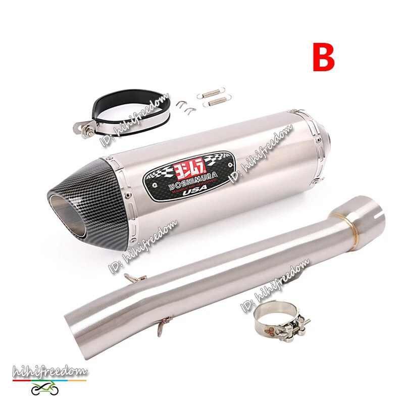 Slip-on For Yamaha FZ1 FZS1000 Fazer 2001-2005 Exhaust Silencer Muffler Mid Pipe - Image 4 of 4