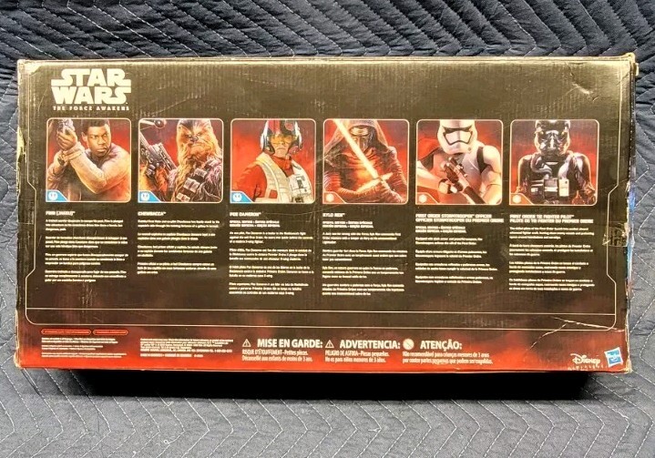 The Force Awakens Exclusive 6 Action Figure Set Finn Chewbacca Poe