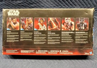 The Force Awakens Exclusive 6 Action Figure Set Finn Chewbacca Poe