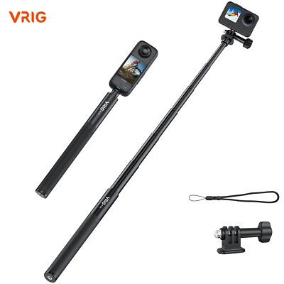 135cm Action Camera Selfie Stick Extension Pole for GoPro Hero 12 11 10 Insta360