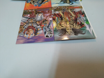 Skeleton Warriors CCG Cards Fleer Landmark Ent 1994 Print Magazine