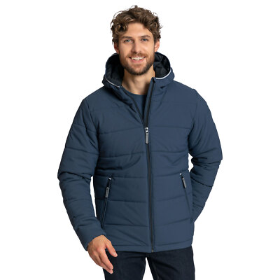 Elkline Northern Comfort Herren-Steppjacke Winterjacke gesteppte Jacke Blau NEU