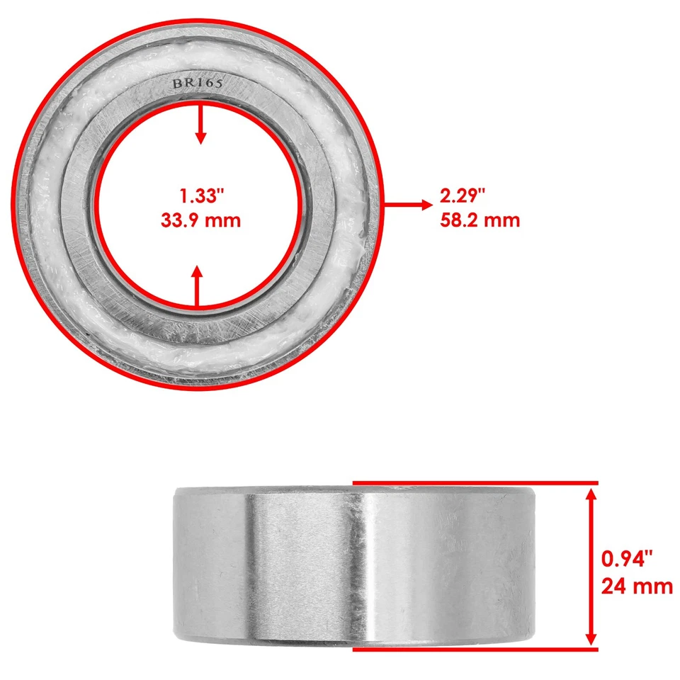 Rear Wheel Knuckle Bearing & Seals For Honda Rincon 680 TRX680 Fa Fga 2006-2018 - Image 2 of 4