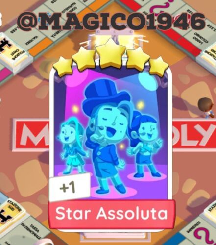 CARTA MONOPOLY GO STAR ASSOLUTA- ABSOLUTE STAR 5⭐️⭐️⭐️⭐️⭐️ SET 16 - 第 1/1 張圖片