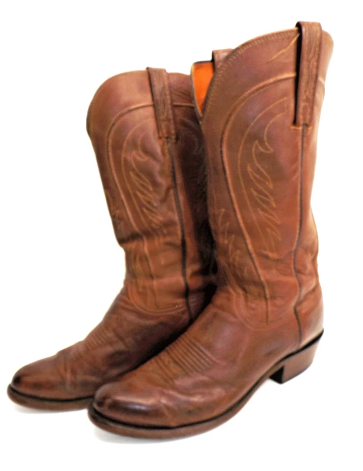 Lucchese 1883 N1596R бешеная собака козлиная кожа - мужской размер 81⁄2 D - Изображение 2 из 4