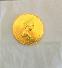 Canadian Maple Leaf Uncertified 1982 Gold Bullion Coins for sale