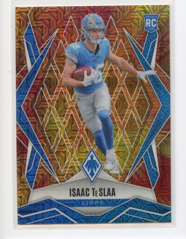 2025 Panini Phoenix Premium Box Set ISAAC TeSLAA #189 RC FIREBURST 173/350