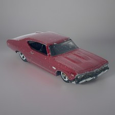 2008 Hot Wheels '69 Chevrolet Chevelle SS 396 Diecast Red Car 1:64