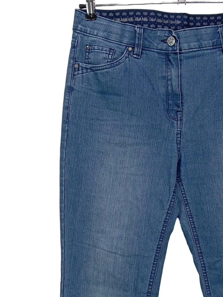 C&A Vaquero rectos Mujeres Vaquero Talla EU 40 azul look casual - Imagen 3 de 4