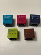 Cube World Lot of 5 Interactive Stick Figure Cubes Working Tested, New Batteries