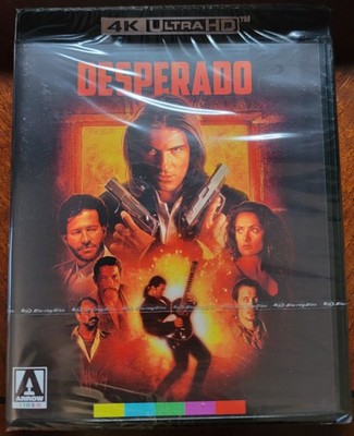 Desperado 4K UHD Arrow Video Limited Edition Dolby Vision Rodriguez Banderas NEW