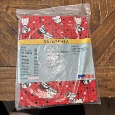 New In Package Dalmatians puppies baby toddler sheet set spots dots Crib Sheet