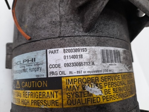 klimakompressor RENAULT SCENIC JA.. 1999-2003 1.9 8200309193 degzp217406