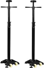 2pcs Underhoist Support Stand 38-75.4 34ton Under Hoist Jack Stand Two Wheels