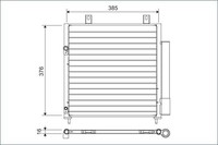 Kondensator Klimaanlage Valeo 822600 FÜR Mitsubishi Klimakondensator KlimakÜHler