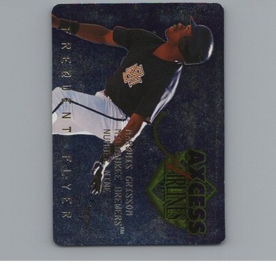 1998 SkyBox Dugout Axcess #FF5 Marquis Grissom Frequent Flyers