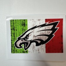 Eagles Italian Flag Decal Sticker