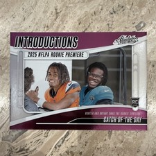Panini 2025 Absolute Pat Bryant Travis Hunter Introductions Catch of the Day I-…