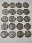 Walking Liberty Half Dollar Lot Of 20 Coins 90% Silver Low Starting Bid!