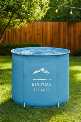 Faltbare Eisbadewanne 250 L 70x68cm   Kaltwasser-Therapie Spa Wanne Outdoor PVC