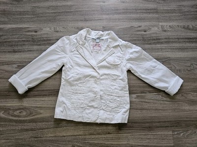 Mädchen Jacke Blazer Weiss Gr.116/122 ''ZaGirl''