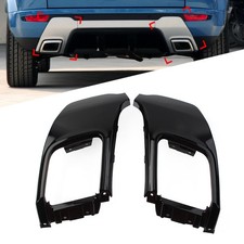 For Land Rover Range Rover Evoque Pair Rear Bumper Tail Throat Exhaust Pipe Trim