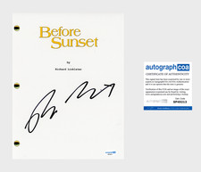Richard Linklater 'Before Sunset' Director Signed Full Movie Script ACOA