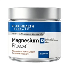 Magnesium Freeze - Topical Magnesium Cream With Niacinamide For Joints, Low Back