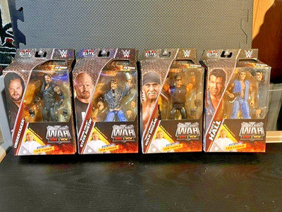 MATTEL WWE MONDAY NIGHT WARS SERIES 1 HOGAN SCOTT HALL  STEVE AUSTIN UNDERTAKER