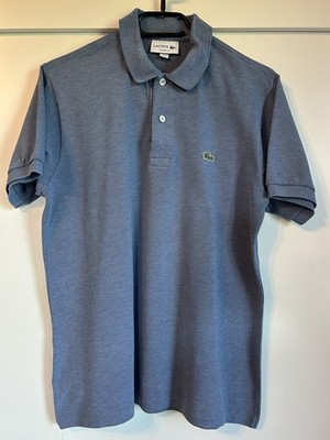 Lacoste Poloshirt Herren Classic Fit Grau Größe M