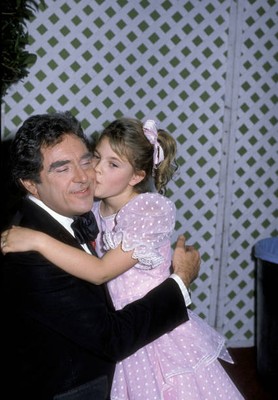 Anthony Newley Drew Barrymore during The Screen Actors Guild 50th - Old Photo 3