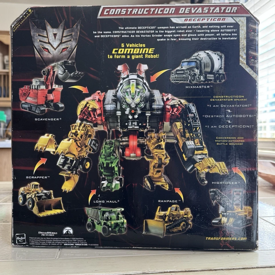 Rare Transformers Revenge of the Fallen Constructicon Devastator 2009 NIB  - Image 4 of 4