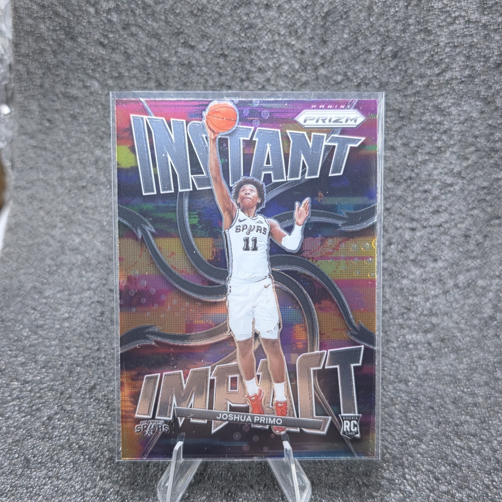 2021-22 Panini Prizm Joshua Primo Rookie No. 12 Instant Impact