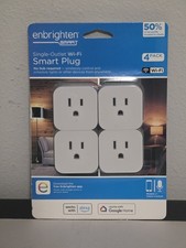 Enbrighten WiFi Micro Smart Switch Plug - Whi...