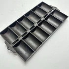 Antique Wagner Ware Cast Iron French Roll Pan #9 New England Style Mini Breads