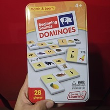 Beginning Sounds Dominoes - Yellow and Red- Match Learn- 28 Pieces