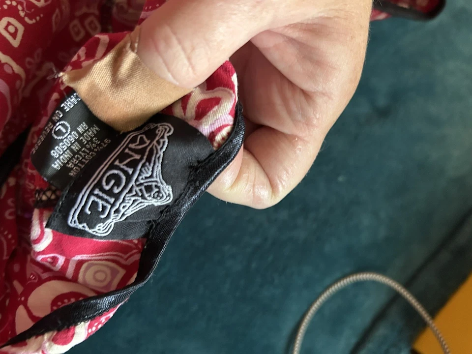 Falda grande forrada Angie Red Bandana A para mujer Foto 4 de 4