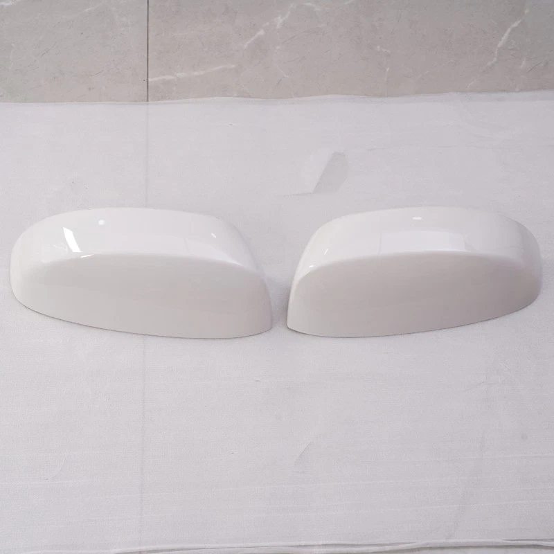 Summit White Side Mirror Covers Caps For 2007-2013 Chevy Silverado GMC Sierra