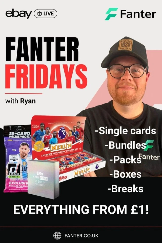 FANTER FRIDAY! £1 STARTS ON EVERYTHING!