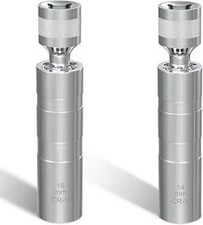 14mm 16mm Spark Plug Socket Set, Thin Wall 3/8" Drive Color: 14mm 16mm x 3.78