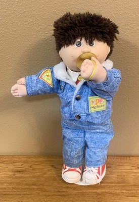 Vintage Cabbage Patch Kids Designer Line Doll With Pacifier Shaggy Boy