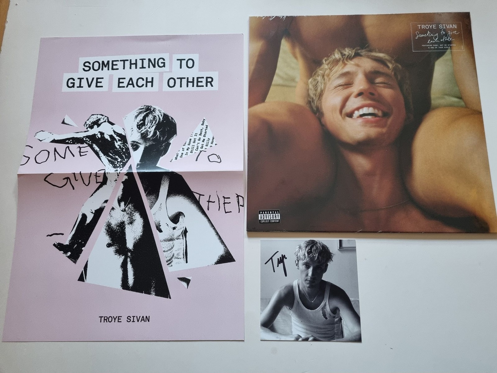 Troye Sivan - Something To Give Each Other Vinyl LP LIMITED POSTER/SIGNED CARD 2