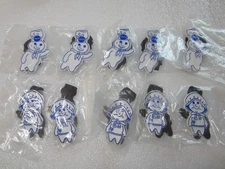 10 SETS Pillsbury Doughboy Poppin' Fresh Poppie Refrigerator Magnets New Sealed