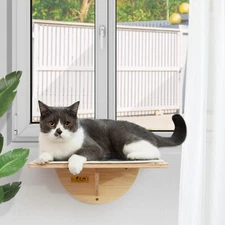 Wall Mounted Cat Window Perch Cat Hammock with 3 Strong Suction Cups Cat Bed