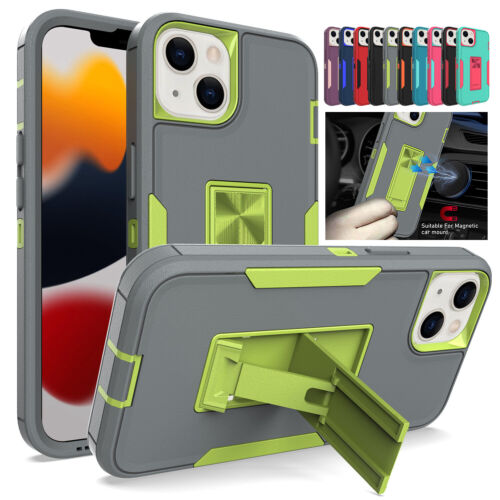 Heavy Duty Shockproof Case For iPhone 13 Pro Max 12 11 XS XR 87 Hard Stand Cover - Picture 1 of 82