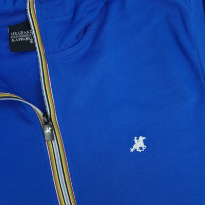 Felpa Taglie Forti Con Cappuccio Jack Jones In Cotone Felpato Nero Più Logo A Contrasto - Foto 2